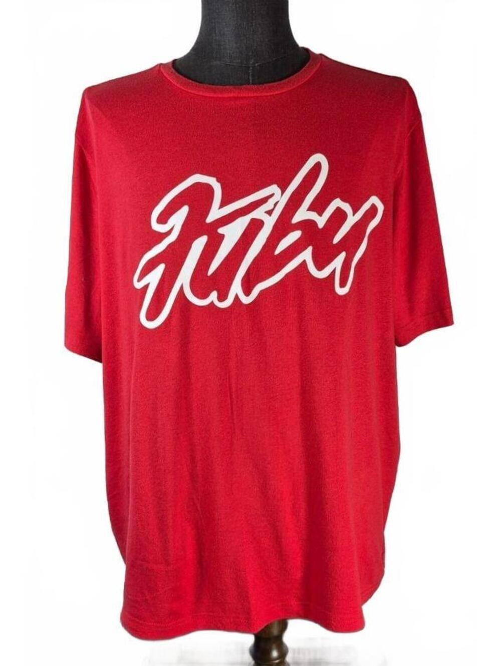 FUBU Men’s 2XL Red Y2K Hip Hop Graphic Tee